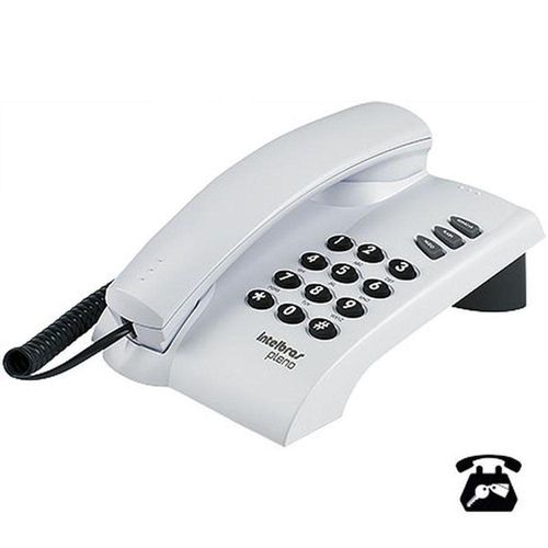 Telefone Pleno Cinza ártico C- Chave Funções Flash Redial Mute Opção De Chave De Bloqueio 4080058