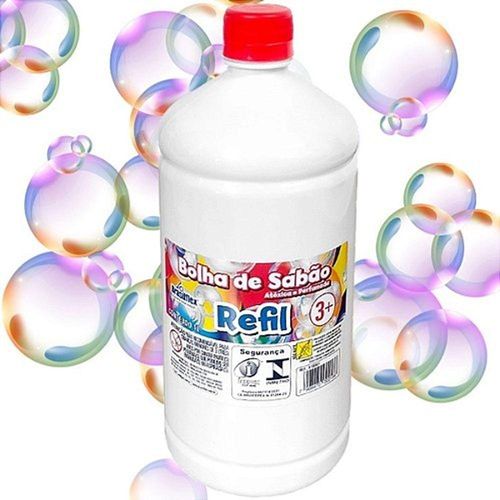 Refil Bubble Líquido Para Bolhas De Sabão 1 Litro - 1 Un