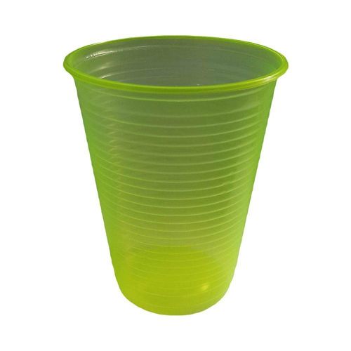 Copo Descartável Neon Amarelo Para Festa - 200ml - 50 Unidades