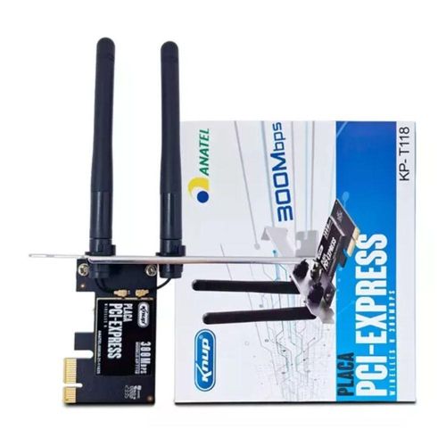 Placa De Rede Knup 300mbps Pci-e Wirelles