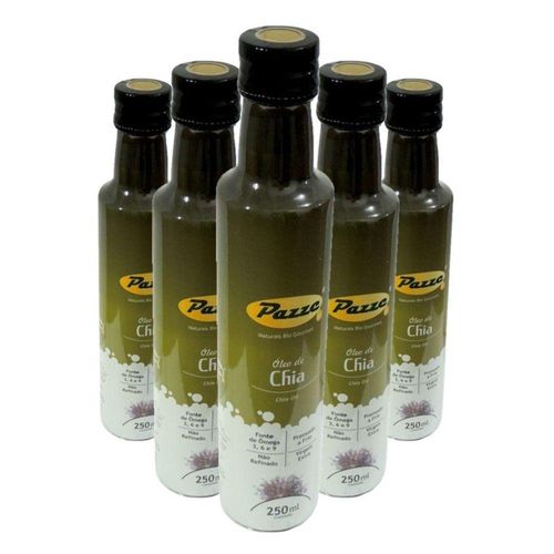 Kit 5 óleo De Chia Extra Virgem Pazze 250ml