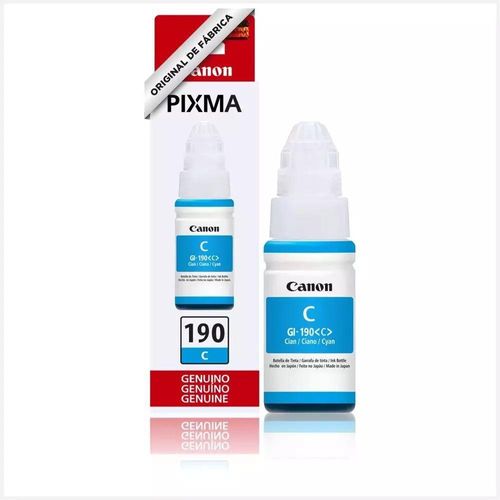Refil Tinta Impressora Canon G190 Gi190 Ciano Gi-190