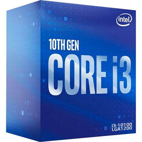 Processador Intel Core I3-10100 3.60ghz (4.3ghz Turbo) Quad Core Lga1200 6mb Cache - Bx8070110100