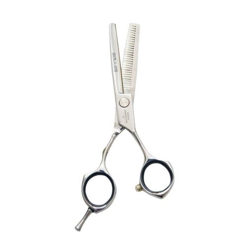 Tesoura Desfiadeira Salles Profissional 5.5 Prata