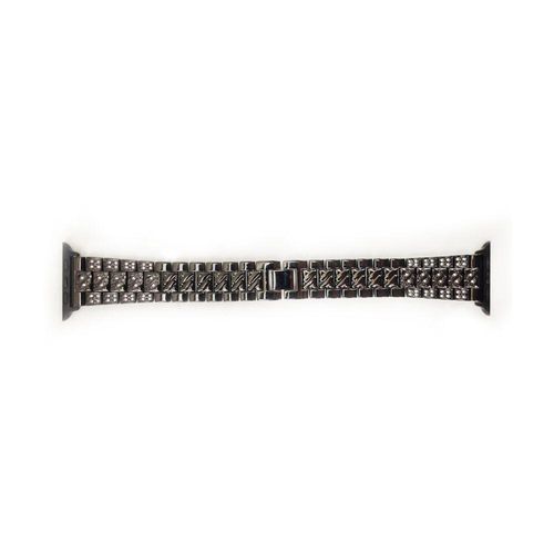 Pulseira Relogio Smartwatch Luxo Pedra Strass Aço 3
