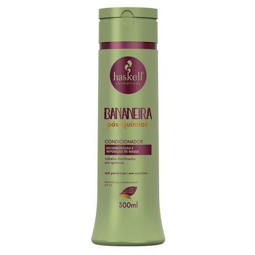 Condicionador Bananeira Pós Química Cabelos Danificados Haskell 300ml
