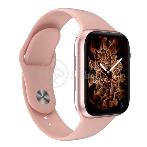Smartwatch Hw22 Rosa Troca Pulseira Android Ios Cardíaco
