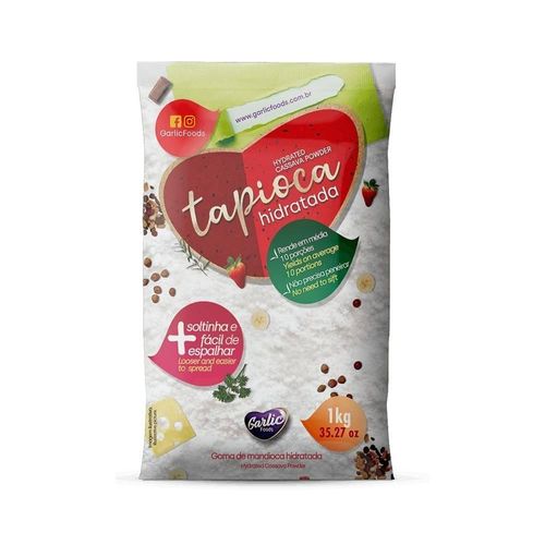 Tapioca Hidratada 1kg Saudável Saborosa Tapioca