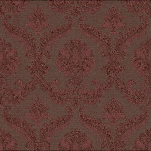 Papel De Parede Tradizioni Damask Vinho 33338