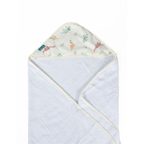 Toalha De Banho Baby Com Capuz Extra Macia 100% Algodão - Dinossauros
