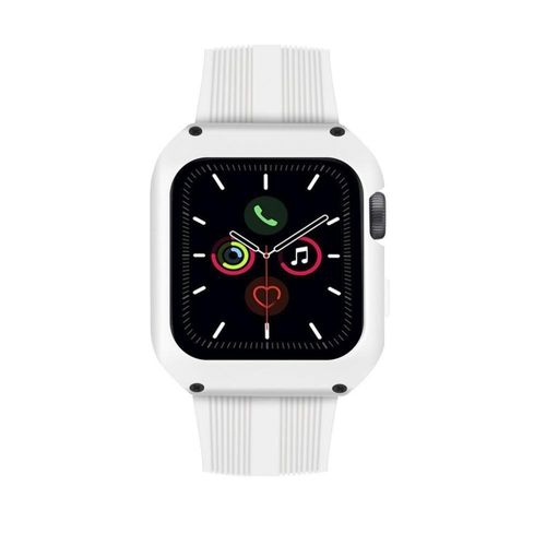 Pulseira Dual Shock Para Apple Watch 42Mm - Branca - Gshield