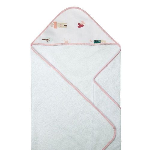 Toalha De Banho Baby Com Capuz Extra Macia 100% Algodão - Conto De Fadas