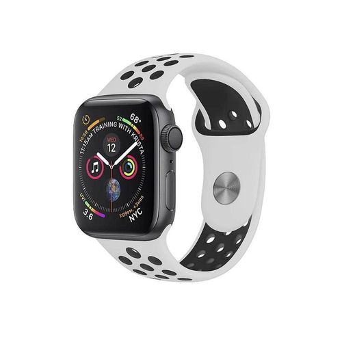 Pulseira Para Apple Watch Armor Running 49Mm - Branco E Preto - Gshield