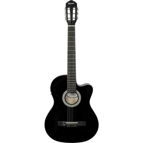Violão Giannini Sf14 Ceq Eletroacústico Aço Preto
