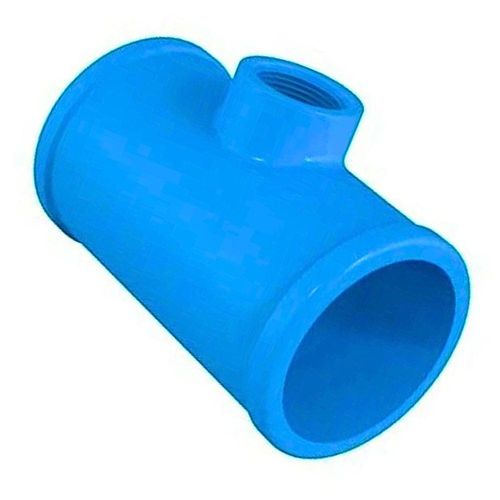 Te Soldavel 100mm Azul Com Saida 1" Ou 11-2" Polegada Rosca Amanco Tamanho 100x11-2"