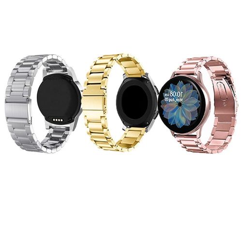 Kit 3 Pulseiras Smartwatch Relogio Inox