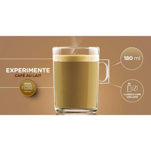 12 Caixa Café Nescafé Café Au Lait Dolce Gusto Bebida Lactea
