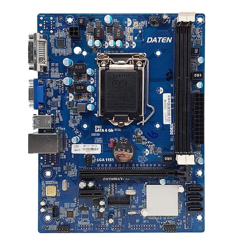 Placa Mãe Daten H110m, Oem, Intel 6ª E 7º Geração, Ddr3, Vga, Dvi, Lga1151