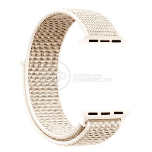 Pulseira Nylon Para Iwo Smartwatch 42mm 44mm - Rosa Vintage