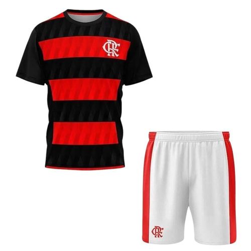 Conjunto Braziline Flamengo Mini Craque Infantil