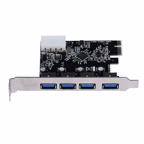 Placa Controladora Pci-e X1 Usb 3.0 5gbps com 4 Portas