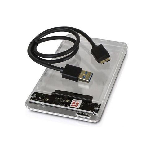 Case Transparente Hd Sata 2.5 Hhd Ssd Usb 3.0 T 6 Gpbs