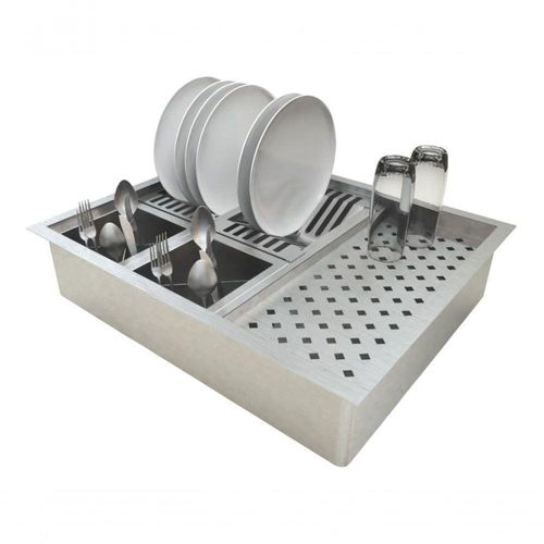 Jogo Cuba 70X40 Escorredor Canal Calha 77,5Cm Banheiro