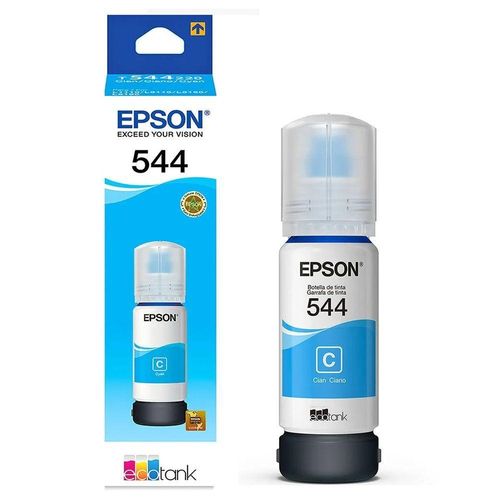 Tinta T544 544 Ciano Epson 120 L3150 / L3110 / L3210 / L3250 / L5190 - Refil