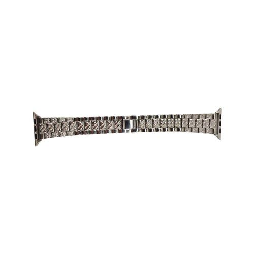 Pulseira Relogio Smartwatch Luxo Pedra Strass Aço