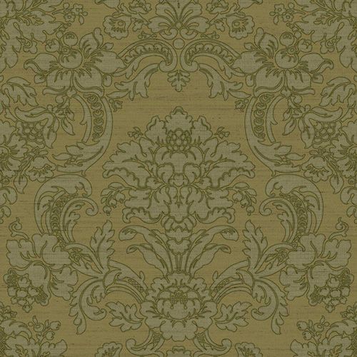 Papel De Parede Tradizioni Damask Verde 33347