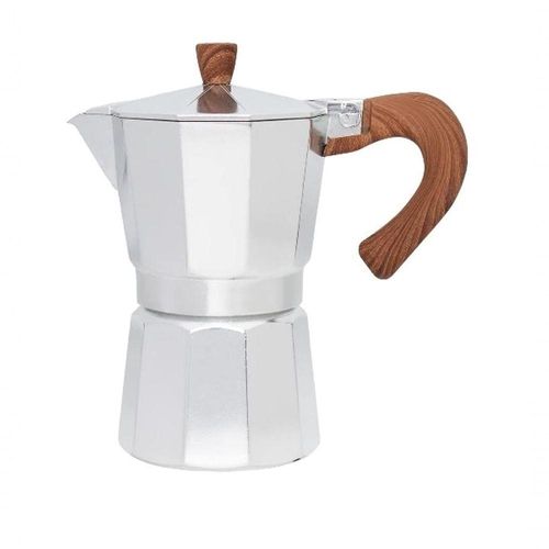 Cafeteira Italiana C- Alça Bambu 6 Xíc - Mimo Style