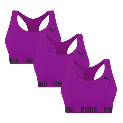 Kit 3 Tops Puma Nadador Sem Costura Feminino