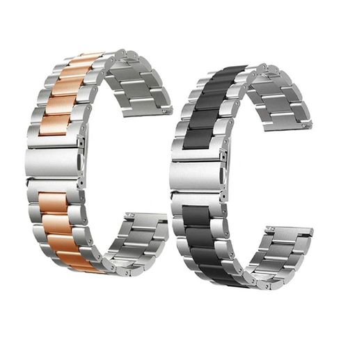 Kit 2 Pulseiras Smartwatch Inox Relogio Elos Smartband