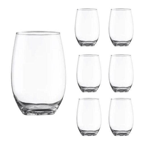 Jogo De Copos Classic 475 Ml Vidro Cristal