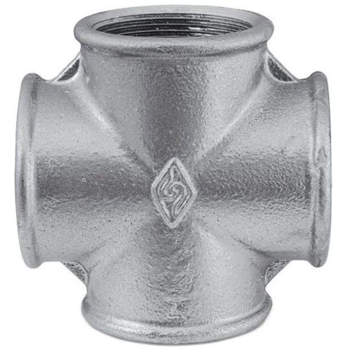 Cruzeta Galvanizada Rosca Bsp Berton Tamanho 3-4"