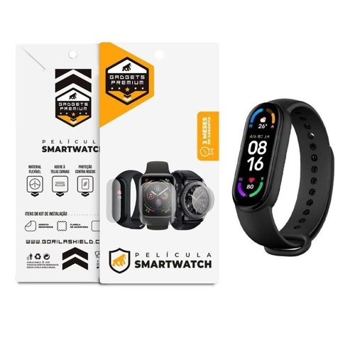 Película De Nano Gel Dupla Para Xiaomi Mi Band 6 - Gshield