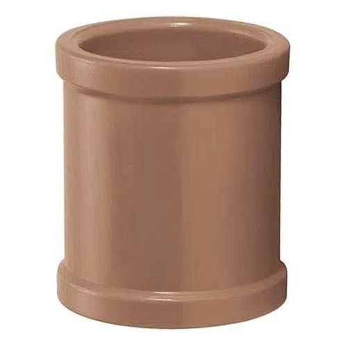 Luva Pvc Soldavel 50mm Marrom Fortlev
