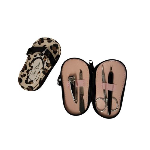 Kit Manicure Cheetah Chic Flip Flop