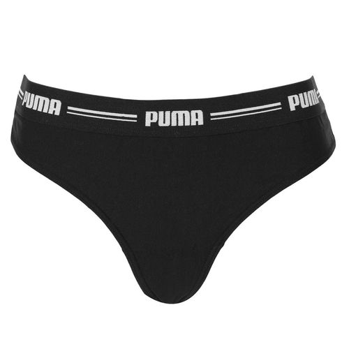 Calcinha Puma Fio Dental Feminina - Preto