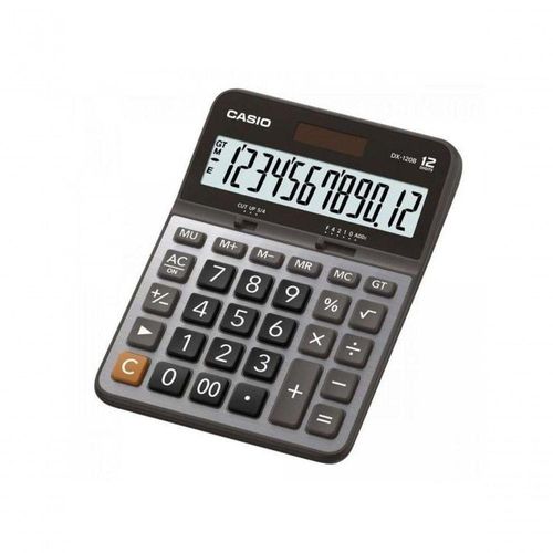 Calculadora De Mesa Casio Dx-120b 12 Dígitos Prata