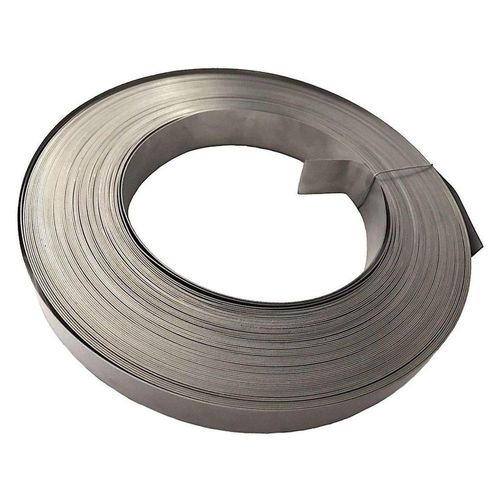 Fita Aco Fabricado na cor Inox 430 0,5 3-4 19mm 25 Metros
