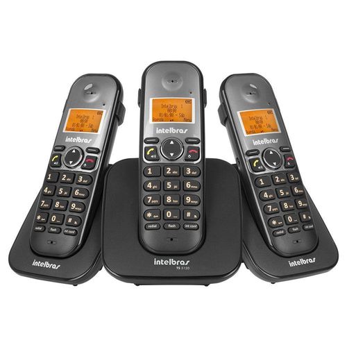 Telefone Sem Fio Intelbras Ts5123 Preto