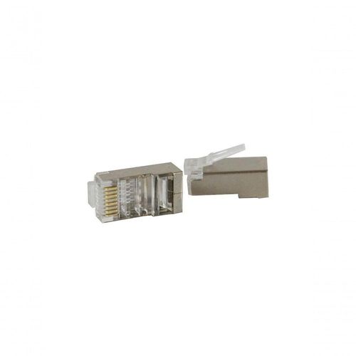 Conector Rj-45 Macho Evus C-103 Cat6 Blindado 100un.