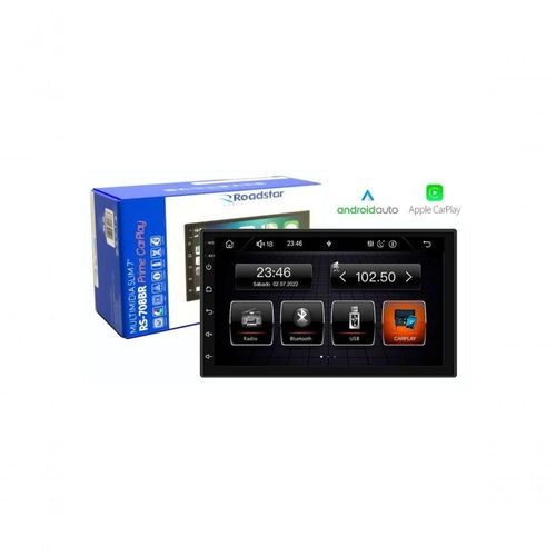 Central Multimidia Roadstar Rs708br Slim 7" Carplay Mp5