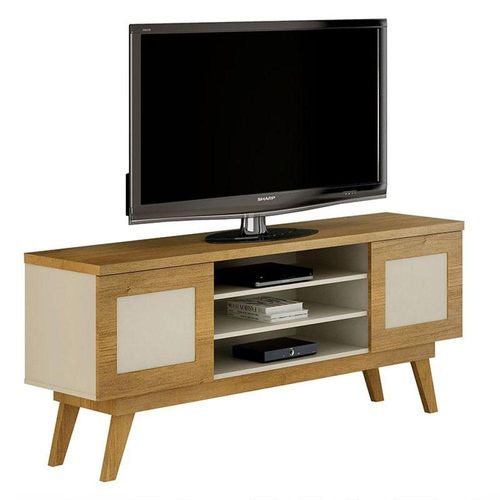 Rack Bancada Detroit Cinamomo Off White - Valdemóveis
