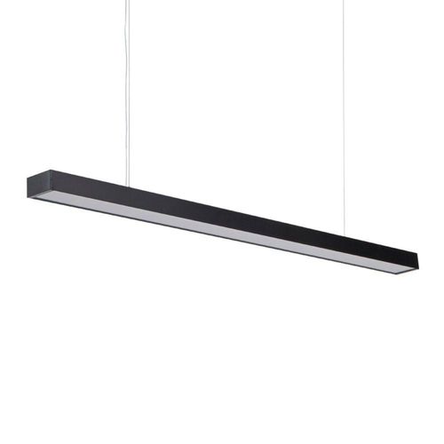 Lustre Pendente Nordecor Otan Bivolt Preto 3000k Luz Amarela