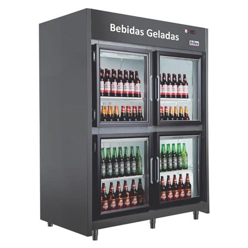 Mini Câmara Para Bebidas Porta De Vidro Rf057pv Plus Frilux Mini Câmara Preta 220v