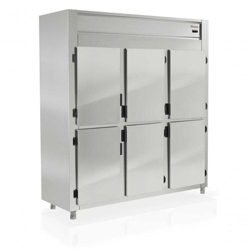 Geladeira Comercial 6 Portas Grep6p Gelopar Refrigerador 6 Portas Inox 220v
