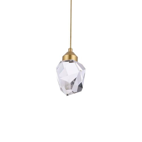 Lustre Pendente Nordecor Mya 2411 Led Bivolt Dourado