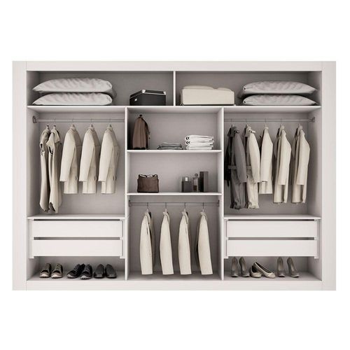 Closet Berlim Convencional 4 Gavetas Rufato Branco